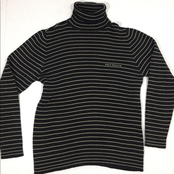 ralph lauren striped turtleneck